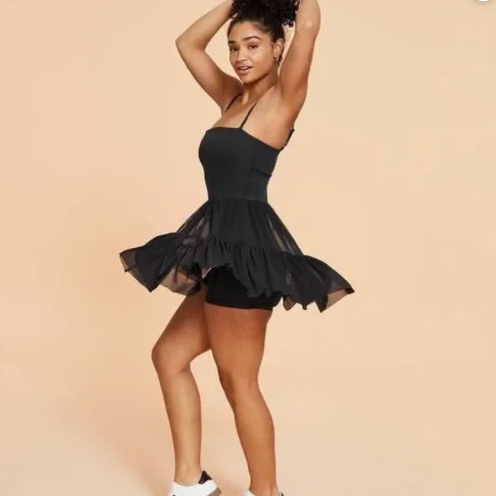 NWT Blogilates - Women's Ballerina Active Dress - Black L
